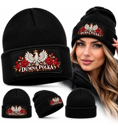 Czapka Zimowa Patriotyczna Dumna Polka, Duma Narodowa